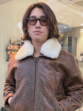 ルーシー(Lucy.) メンズボブ/ミディアム/パーマ/メンズヘア