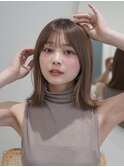 【Un ami】ミディアムボブヘア