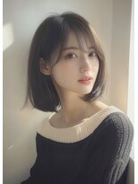 キッカ(kicca) 【ナチュラル美人ボブ】大人の抜け感×柔らかツヤ髪