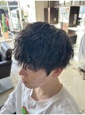 シャドウパーマ マッシュパーマ