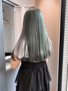 ジェム リット(GEM lit) 《karin》mint green /名駅/名古屋/名古屋駅/ケアブリーチカラー