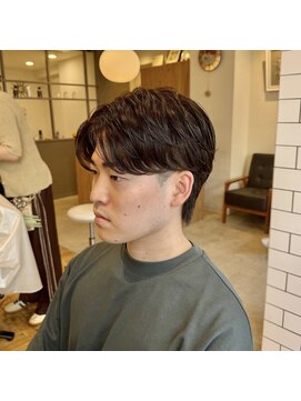 アルマヘアー(Alma hair by murasaki) ◎センターパートのニュアンスパーマ◎