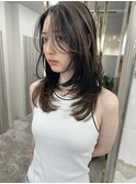 レイヤーカット/韓国風レイヤー/ミディアム