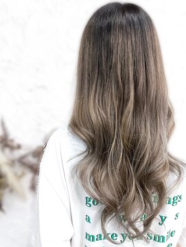 ハテナ(hatena) ルーツカラー×アッシュベージュ