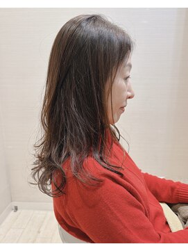 コーエン(cowen) 大人かわいい☆縮毛矯正×デジタルパーマ♪ミディアム/30代