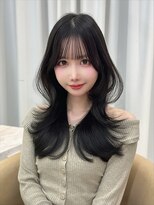 クム(kumu)&nbsp;レイヤーカット /縮毛矯正/前髪/顔周り/名古屋/栄/韓国サロン