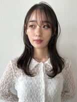 ディッセンバー 渋谷(December)&nbsp;【December】小顔カット/ブリーチなしオリーブベージュ