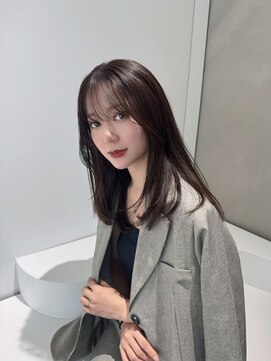 エヌ 大阪梅田店(enu) 【大阪梅田】マロンブラウン×韓国風くびれ巻き