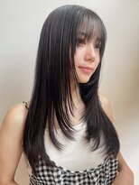 トリッカ シブヤ(TRICCA SHIBUYA)&nbsp;顔周りレイヤー/前髪カット/ニュアンスカラー/透明感/髪質改善