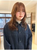 ジンジャーオレンジ×レイヤーカット