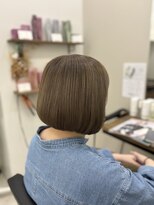 ヘアースタジオココルッチ(hair studio CoCo-Rucchi)&nbsp;ボブ×ベージュ