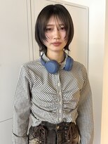 ロジェ(loje)&nbsp;20代30代40代　ニュアンスウルフ/ダークブルー