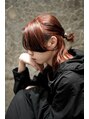 メンズサロン ガウディ 三宮店(men's salon Gaudi)&nbsp;ワインレッドハーフアップ
