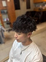 ロルド シェリ(Rold Cheri) 【山本智文】波巻きパーマメンズマッシュ
