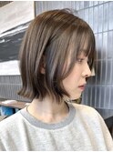 栄柔らか質感レイヤーカットミディアム