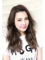 チョビー(Chobii)&nbsp;[chobii栗原]01/斜めバング/フェザーロング/クラシカルヘア