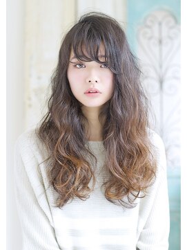 ロンド 表参道店(Lond) 《Lond omotesand》rico グラデーションでお洒落なラフウェーブ