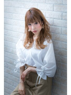 ヘアーアートシフォン 池袋西口店(Hair art chiffon) ミニマムボブモードジグザグバング3Dカラーノットヘアブルージュ