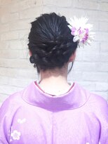 アルクバイネオリーブ 荻窪店(arc by neolive)&nbsp;卒業式編み込みギブソンタックスタイル☆arc  by neolive 荻窪