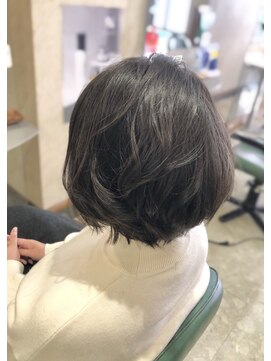スーパーカットトリイマエショップ(SUPER CUT TORIIMAE SHOP) ショートボブ　パーマ