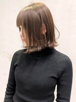 アイティー バイ アルバム 中野店(IT by ALBUM) レイヤーボブ_耳かけウェーブパーマフォギーベージュ_ba279852