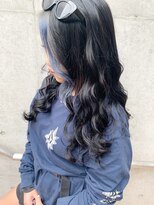 ウノプリール 茶屋町店(unopulir)&nbsp;【濱口】 ブルー　フェイスフレーミング