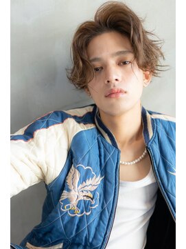 オースティン 流山おおたかの森(AUSTIN) ツイストパーマ七三オールバックマッシュウルフスリークショート