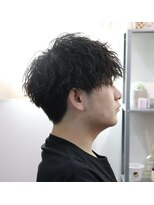 ウィスカーヘアー(whisker hair)&nbsp;ツイスパ　波巻きMIX