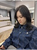 韓国スタイル 前髪 シースルー くびれ 三宮 元町