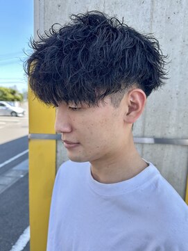 ニアウ 高崎店(Niau) ツイストスパイラルパーマメンズパーマメンズマッシュ高崎群馬