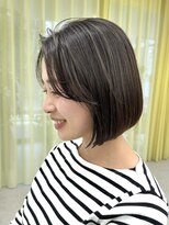 エム(M) ニュアンスボブ//垢抜けの質感抜群ボブ 30代40代50代 ショート