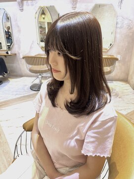 ロンドローズ 名古屋(Lond damaskRose) 学割 ブリーチなしダブルカラー ブリーチ 髪質改善 ボブ ＊395