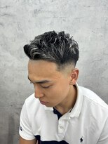 リミットバイアフィナー 大宮店(limit by Afinar)&nbsp;ホワイトメッシュ/フェード/フェードカット/スキンフェード