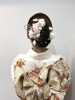 [and.s] 振袖和装ヘア★アップヘアセット 着付け成人式など