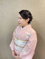 ロッコ 船橋駅(Rocco) 編み込みシニヨン系ヘアアレンジ 船橋 船橋駅