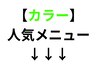 ↓カラー人気メニュー↓