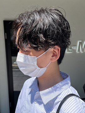 エルマーク 京都河原町(L-MARK) センターパート波巻きパーマスパイラルパーマツイストスパイラル