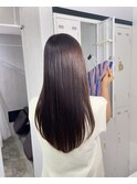 ラベンダーブラウン×艶髪