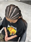 ハーフコーンロウ 8本 地毛 特殊セット ダンスヘア