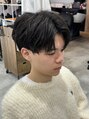 レボ(Revo) 前髪ストレートとクセを活かした無造作コンマバング!/金沢/韓国