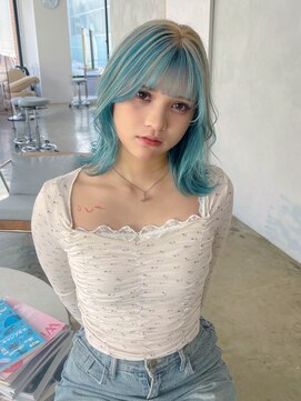 ロッジアート(Lodge art) pail blue × design