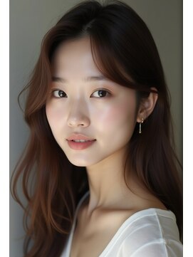 エス 天満扇町(esu) yaピンクブラウンカラー/レイヤーカット/小顔カット