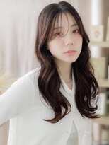 カバーヘア ブリス 川口(COVER HAIR bliss)&nbsp;かき上げバング大人美人モテ髪韓国風巻きc7川口