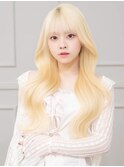 韓国風ホワイトブロンド