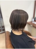 切りっぱなしボブ