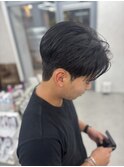 大人韓国ダウンパーマナチュラルストレート