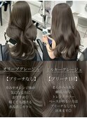 グレージュ/顔まわりカット/レイヤーカット/小顔ヘア