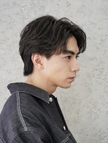 フィフス 栄(fifth)&nbsp;ニュアンスショートパーマセンターパートツーブロック名古屋栄