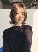 髪質改善　脱白髪染め　ボブ　市川