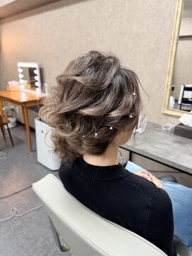 ゆるふわルーズなウェーブ風マーメイドスタイル